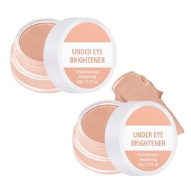 Under Eye Concealer Brightener & Correctors,Under Eye Brightener, Instant Anti Age Eraser, Korean Makeup, Eye Concealer for Dark Circles,Eye Colour Corrector(Nude) (2pcs)