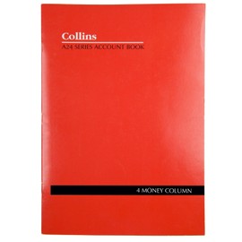 Collins A24 Series 4 Money Column Account Book