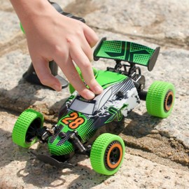 Exost 20639 Dust Storm, Buggy RC Race Car, Off-Road Tyres with Precise, 2.4Ghz Control, Children 5+, Green and Black, Large