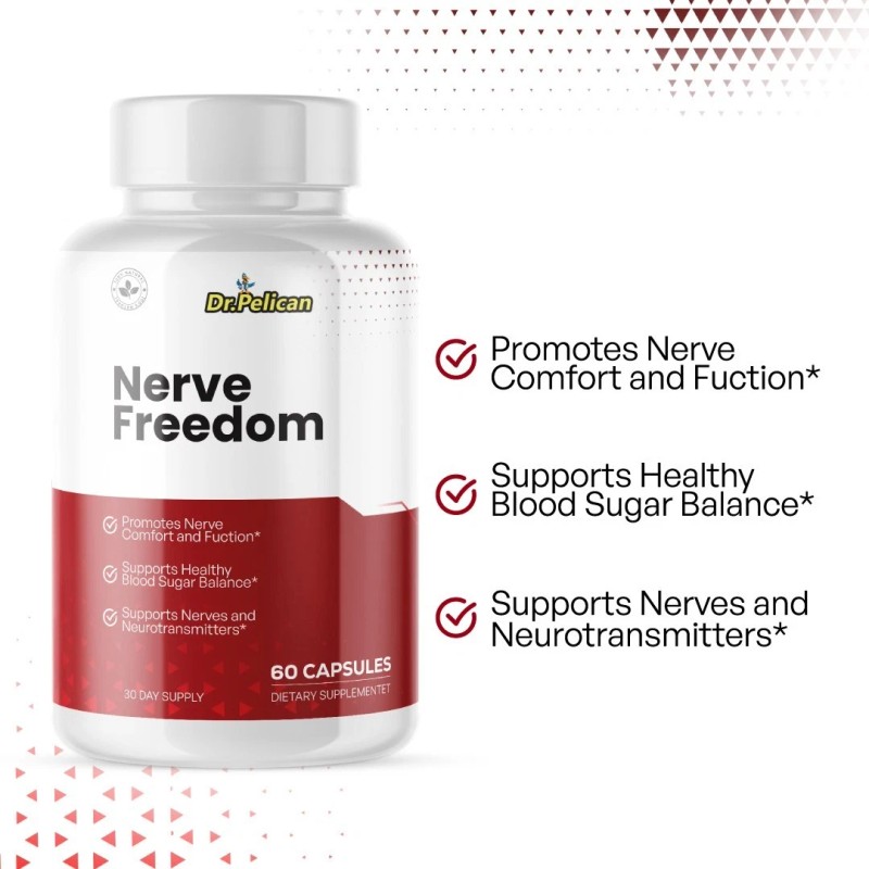 Pelican Vitamins Nerve Freedom- Nerve Health & Brain Support- 2