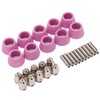 Plasma Cutting Torch Consumables Kit Electrode Contact Tip Ceramics Nozzle