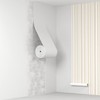 CLIMAPOR White Insulation Wallpaper Unlaminated 7.5 x 0.5 m x