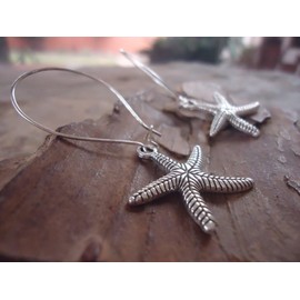 ๑ஐ• GROSSER SEESTERN •ஐ๑ Ohrringe an langen Haken