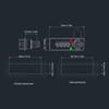 4 Digit Mechanical Dial Combination Lock Password Safety Drawer Shoe