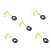 300/600pcs Fishing Bobber Stopper,6 in 1 Float Sinker Line Stops,3
