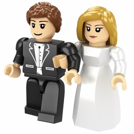 Nativity Bricks Bride & Groom Figurine