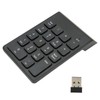 2.4G Wireless Numeric Keypad Chocolate Keys Plug and Play 18