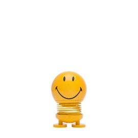 Hoptimist Smiley Scandinavian Decorative Living Room, Desk Decoration, Office Gadgets, Great Small Gifts, 4.5 x 5.6 x 6.6 cm, Small, Yellow