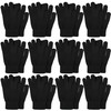 Gelante 12 Pairs Knitted Magic Stretch Winter Gloves for Men