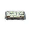 Restaurantware Sushi Containers, Pack Of 100 Plastic Disposable Rectangle Sushi