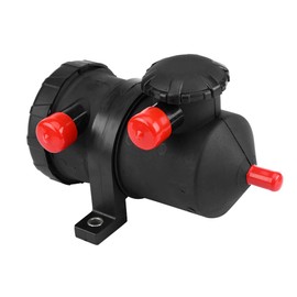 Suuonee Oil Catch Can Reservoir Tank, Universal 25mm Oil-Air Separator Stainless for Crankcase Ventilation 3931030955