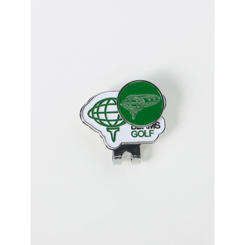 Beams Golf Short Sleeve TEE Clip Marker, Earth Logo, 2,