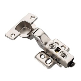 ANGSTROM 10-Pack Frameless Cabinet Hinges, 35mm Boring Hole, 48mm Screw Center-to-Center, 105-Degree Soft-Closing Concealed European Style, 2D Adjustable Clip-On (Half-Overlay)