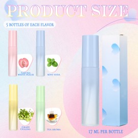 Dansib 20 Pcs Breath Spray 4 Styles Breath Freshener Spray Compact Portable Refreshing Cool Mouth Oral Odor Care