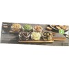 Home Essentials set of 2 Acacia Serving Boards with 6