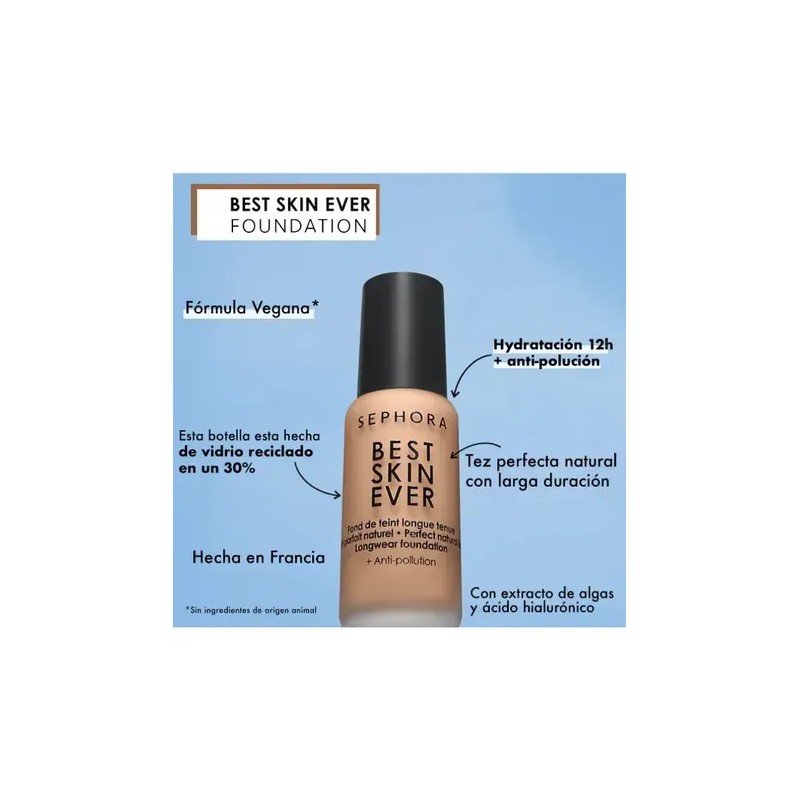 Best Skin Ever Long Wear Foundation Base De Maquillaje Tono