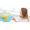 Idena Illuminated Globe with Double Image Desk Mat Plastic with