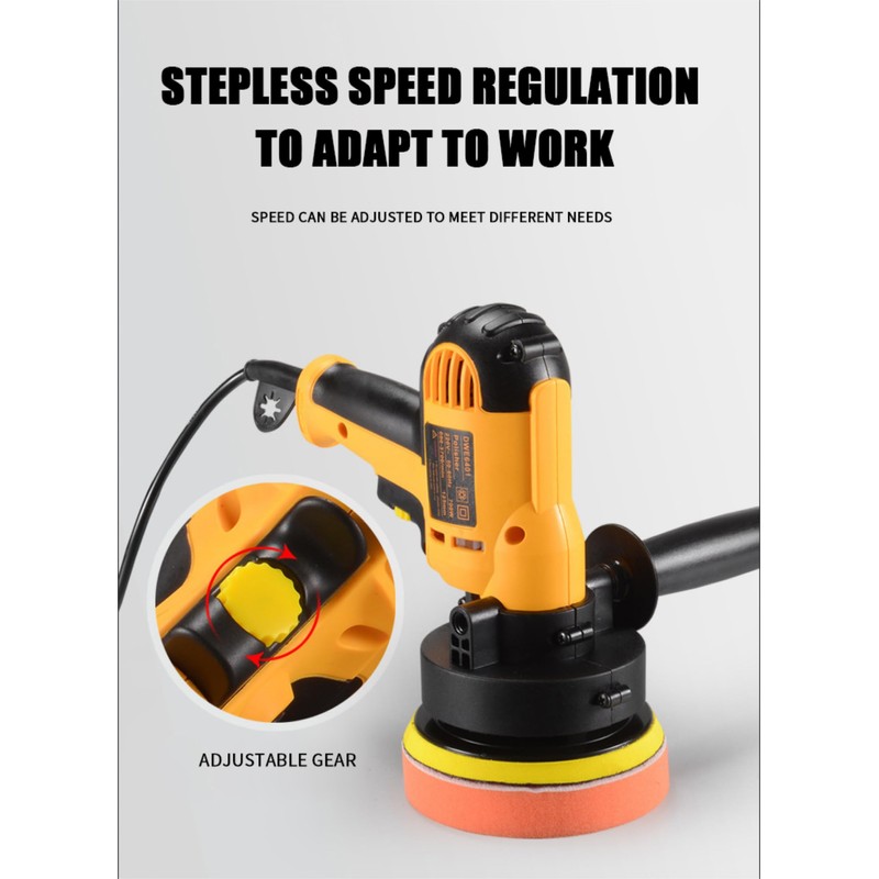 Car Buffer Polisher 110V 600W Variable Speed Car Buffer Machine