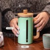 Ubeca French Press 34 oz Coffee Maker, Mint Green Thick