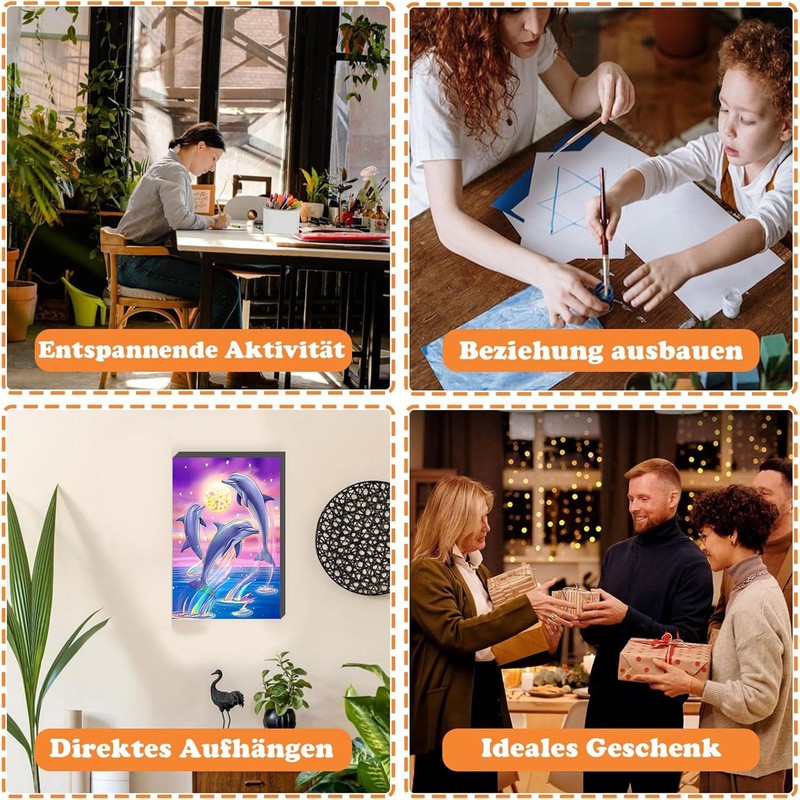 Wenfdrtr Painting by Numbers Children from 6 7 8 9