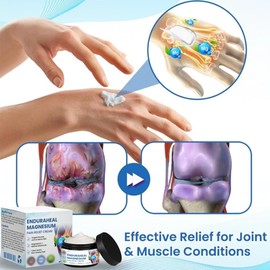 Crema para aliviar el dolor de magnesio, 50 g para espalda, rodilla, manos, cuello, pies, para todo tipo de piel (1)
