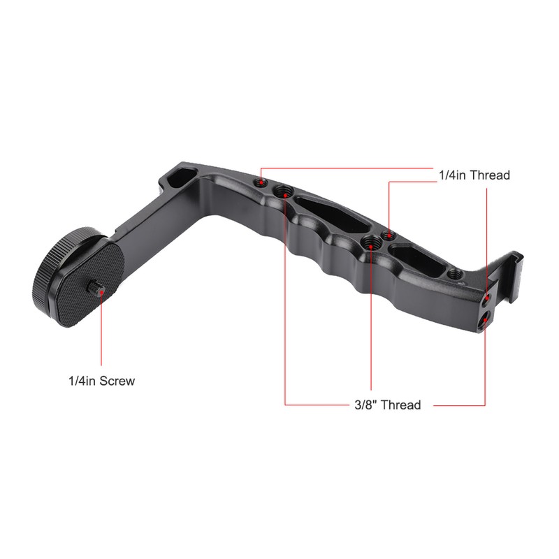 Aluminum Alloy L Bracket Extended Single Handle Grip for Zhiyun