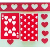 2 Deck of Waterproof Poker Cards,Red Playing Cards, Plastic Waterproof