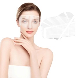 Miiqxx 100PCS Clear Face Visors,Plastic Face Shield,Transparent Eye Shield After Cataract Surgery,Shower Face Eye Protector for Microblading, Eyes Cataract Surgery Face Visors