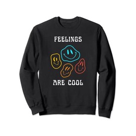 Feelings Are Cool Mental Health Cute Therapist Therapy Sweatshirt