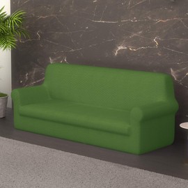 PETTI Artigiani Italiani Protector, Green, Sofa Slipcovers, Linear Fabric, 100% Made in Italy, Armchair Covers (80 to 120 cm)
