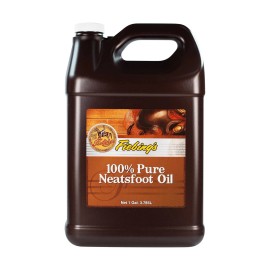 Fiebing's 100% Pure Neatsfoot Oil for Leather Preserving and Conditioning - 8oz