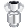 Hibbent All Metal Shower Head Swivel Ball Joint Adapter, Solid