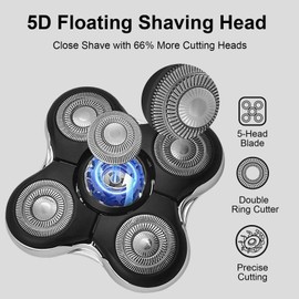 Balder Pro Replacement Head Compatible with Remington Balder Pro Head XR7000 XR1500 XR1501,5 Dual Track Shaver Heads Compatible with Remington Shaver Replacement Blade,3 Pack