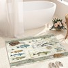 Fishing Rug for Entryway Door Mat 2x3 Cabin Modern Area