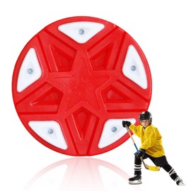 NHQZ NHQ Street Hockey Pucks, Ice Hockey Pucks, Roll Hockey, Ice Hockey Puck Classic for Adults, Ice Hockey, Pop Puck, Ideal for Smooth Surfaces, Inline and Street Hockey, Red, red