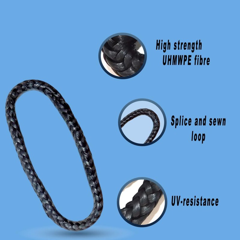 Robship Dyneema Loop - High-Strength, Lightweight Utility Solution, Black -