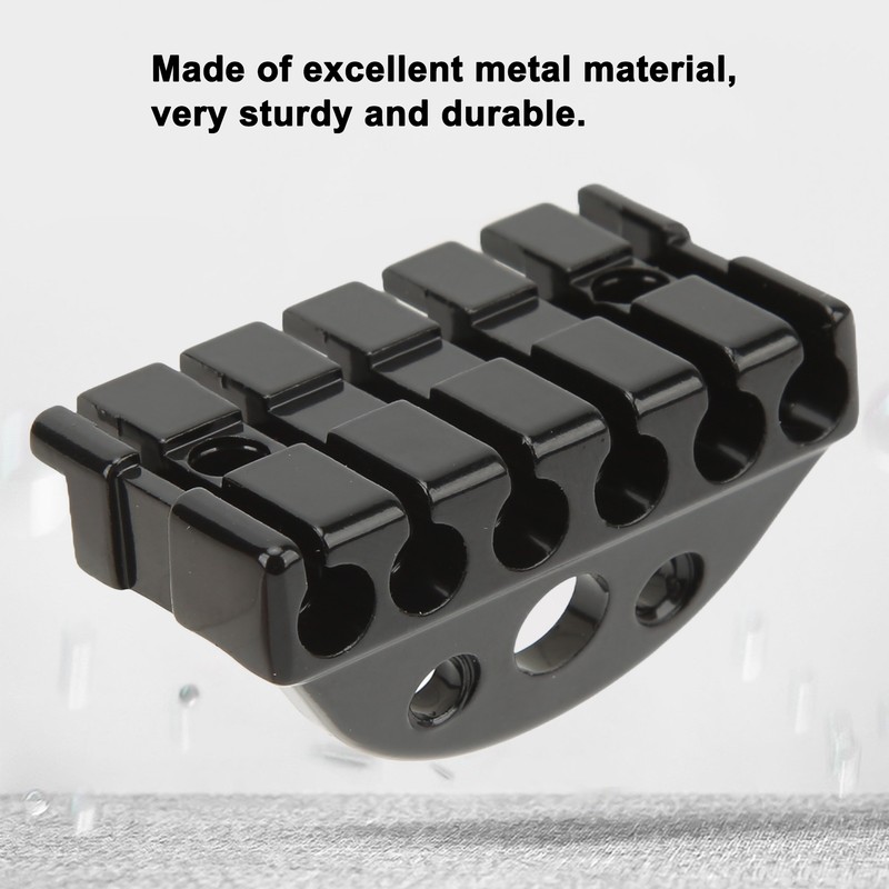 Headless Guitar Bridge 6 String Metal Instrument Accessory Part for