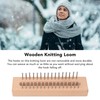 Knitting Loom Wooden Square Knitting Board DIY Craft Weaving Tool
