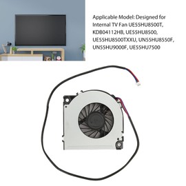 Vikye 12V 0.07A CPU Fan for Internal TV Fan KDB04112HB with 3 Pin Power Connector, ABS Aluminum Alloy Easy Connector