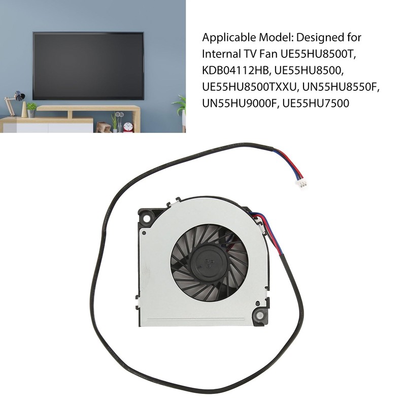 Vikye 12V 0.07A CPU Fan for Internal TV Fan KDB04112HB