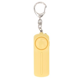 Emergency Alarm Military Grade Mini Keychain Loud 130dB Safety Alarm with LED Flash Light for Women Kids Elderly Yellow