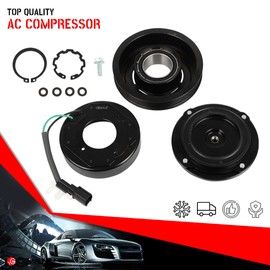 cciyu Air Conditioning Compressor Clutch 2012-2015 for Ford Explorer 2.0L 2016-2019 for Ford Explorer 2.3L Replaces AC Compressor for Car 4 Grooves