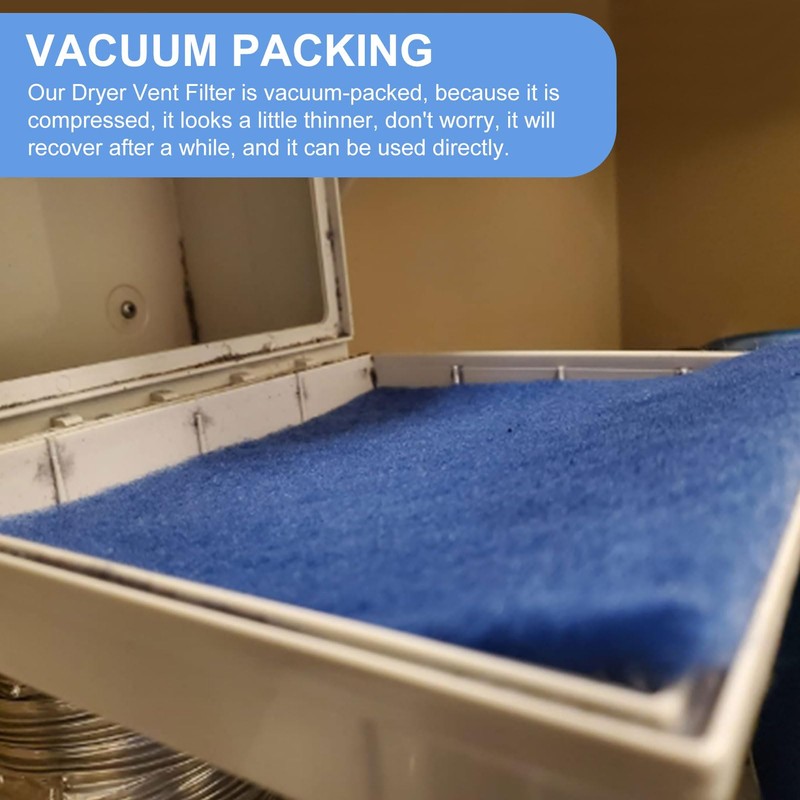 QQZ Indoor Dryer Vent Filter Replacement, for BetterVent Replacement Filters,