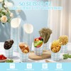 Potchen 250 Pcs Blue Plaid Charcuterie Cups with Sticks 14