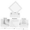 Ipetboom 6pcs Transparent Pe Film Jewelry Display Box Multi Purpose