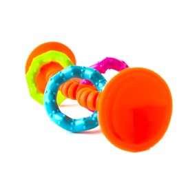 ファットブレイン(Fat Brain Toys) 赤ちゃんおもちゃ ピップスクイグズ ループス オレンジ 幼児知育玩具 【正規品】 FA165-1