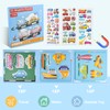 ASTARON 3D Magnetic Puzzle with 60 Puffy Stickers for Toddlers,