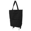 Portable Folding Shopping Cart with Wheels - Multi-Functional Storage Bag,