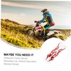 ULTECHNOVO Reflective Flame Decals for Motorbike Car Stickers for Vehicle