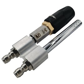 2 Nozzles High pressure cleaning machine chemical tip M5 rotating nozzle adjustable cleaning depth up to 50 feet suitable for pressure cleaning from 1000 to 6000 Psi 1/4 "quick connection to 3-7 GPM